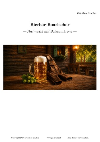 Bierbar-Boarischer - Festmusik mit Schaumkrone